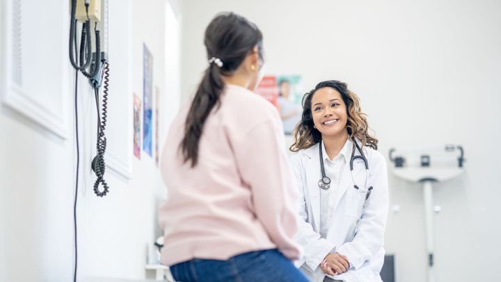 woman at doctor's appointment