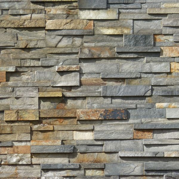 textured stone slab wall