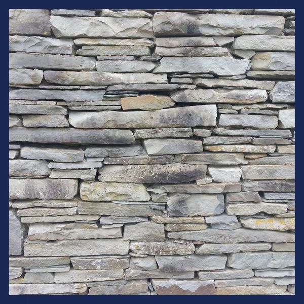 flagstone wall