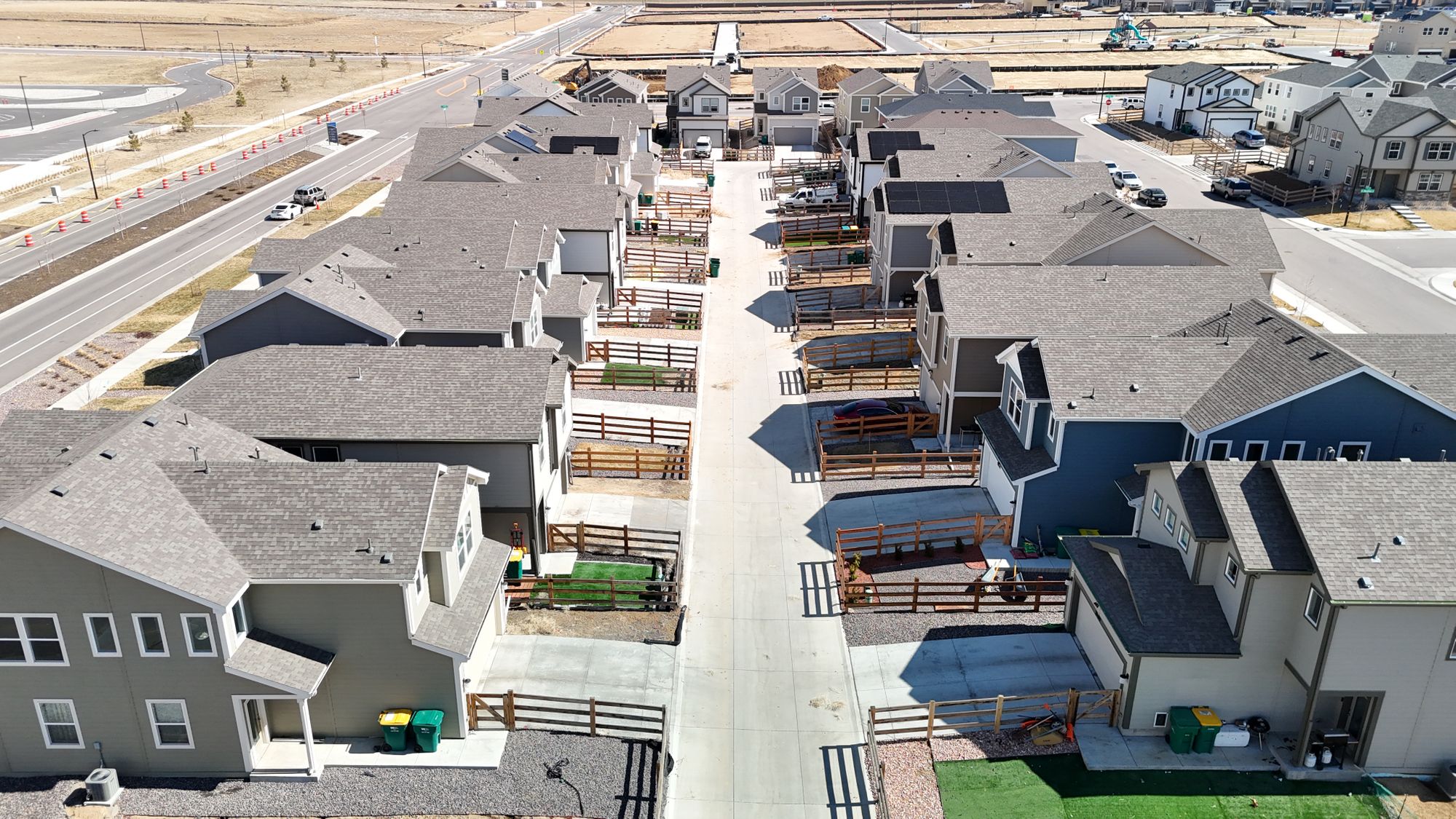 completed roofing project