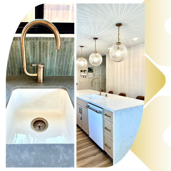 A collage of various remodeling services