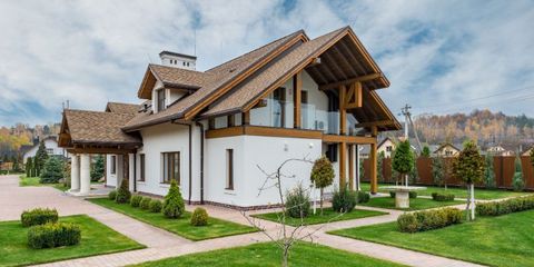 exterior of modern house