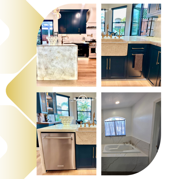 bathroom and kitchen upgrades