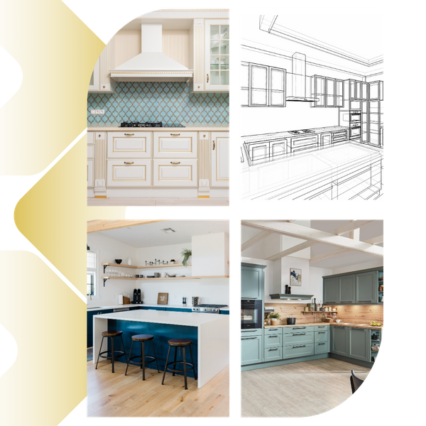 kitchen design with sketches