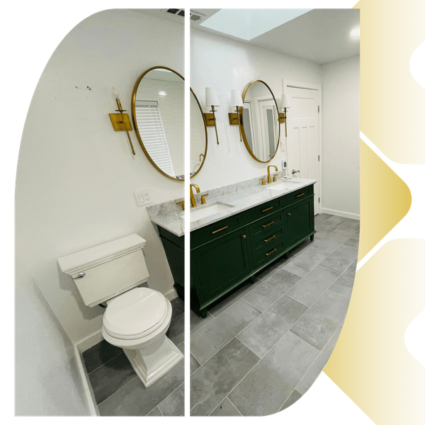 newly remodeled bathroom