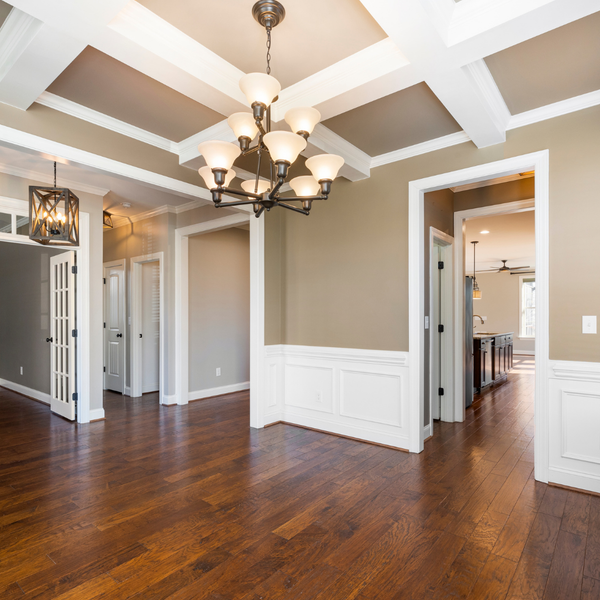 luxury hardwood running throughout home 