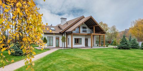 exterior of modern house