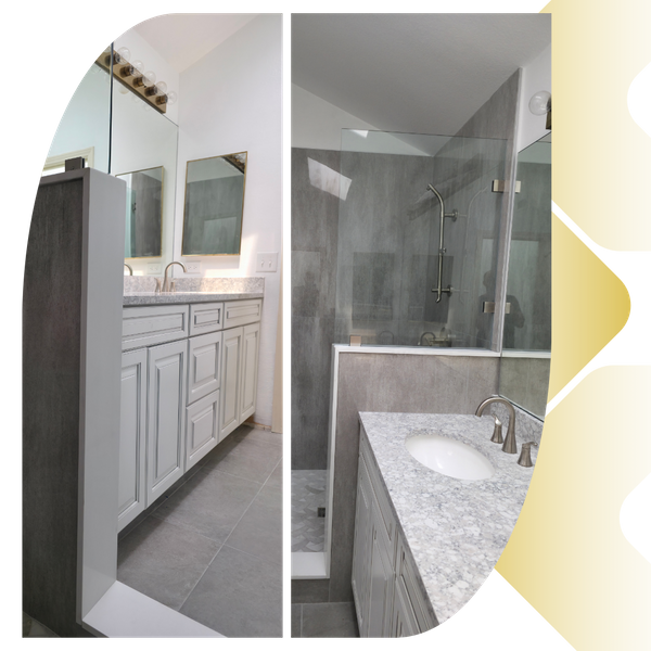 various completed home remodels