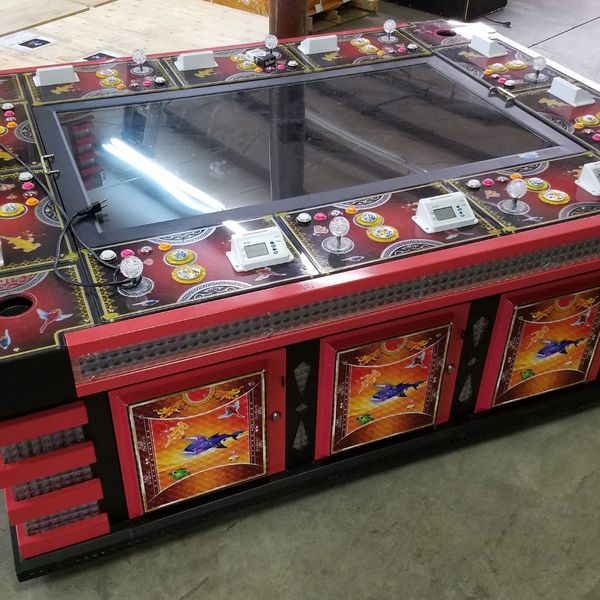 Red fish games cabinet