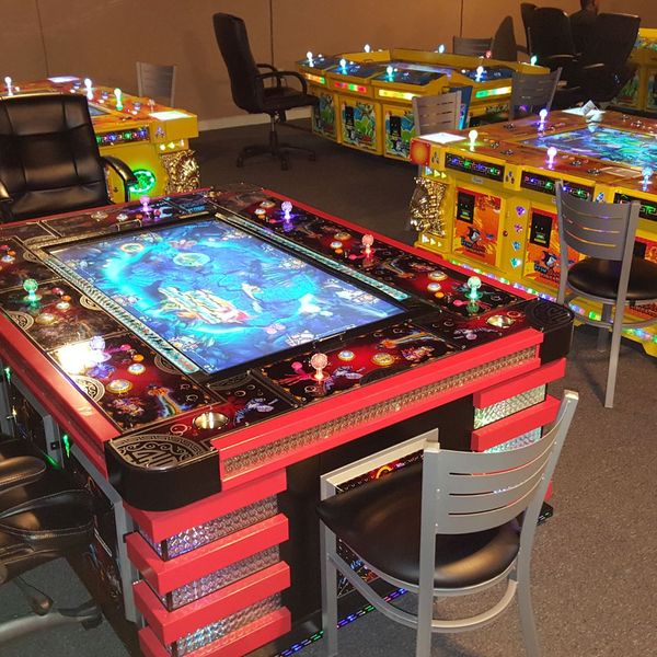 our fish game tables in action 