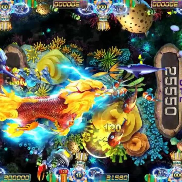 Colorful game in action 