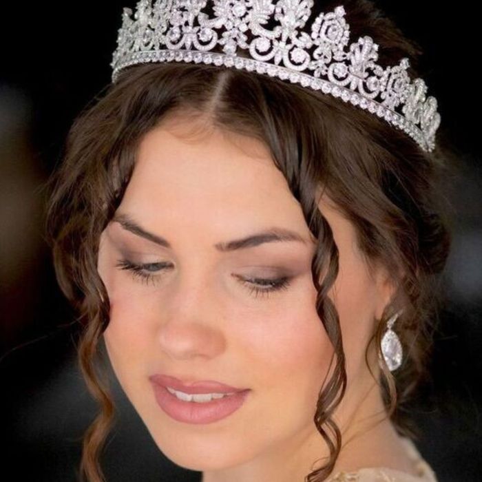 Woman with Bridal Headpiece