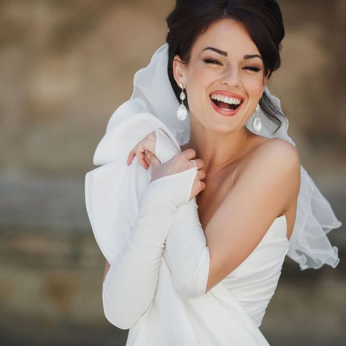 Beautiful smiling bride Beautiful smiling bride