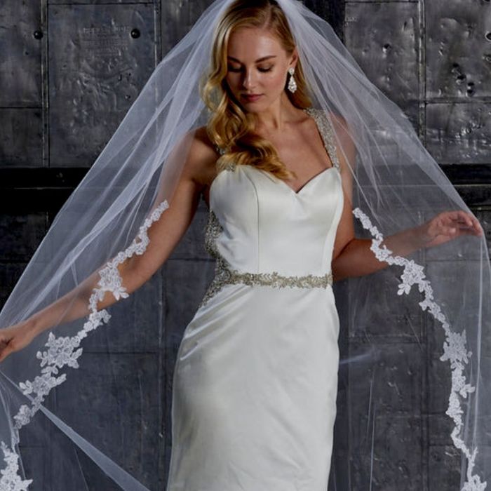 Beautiful bridal veil