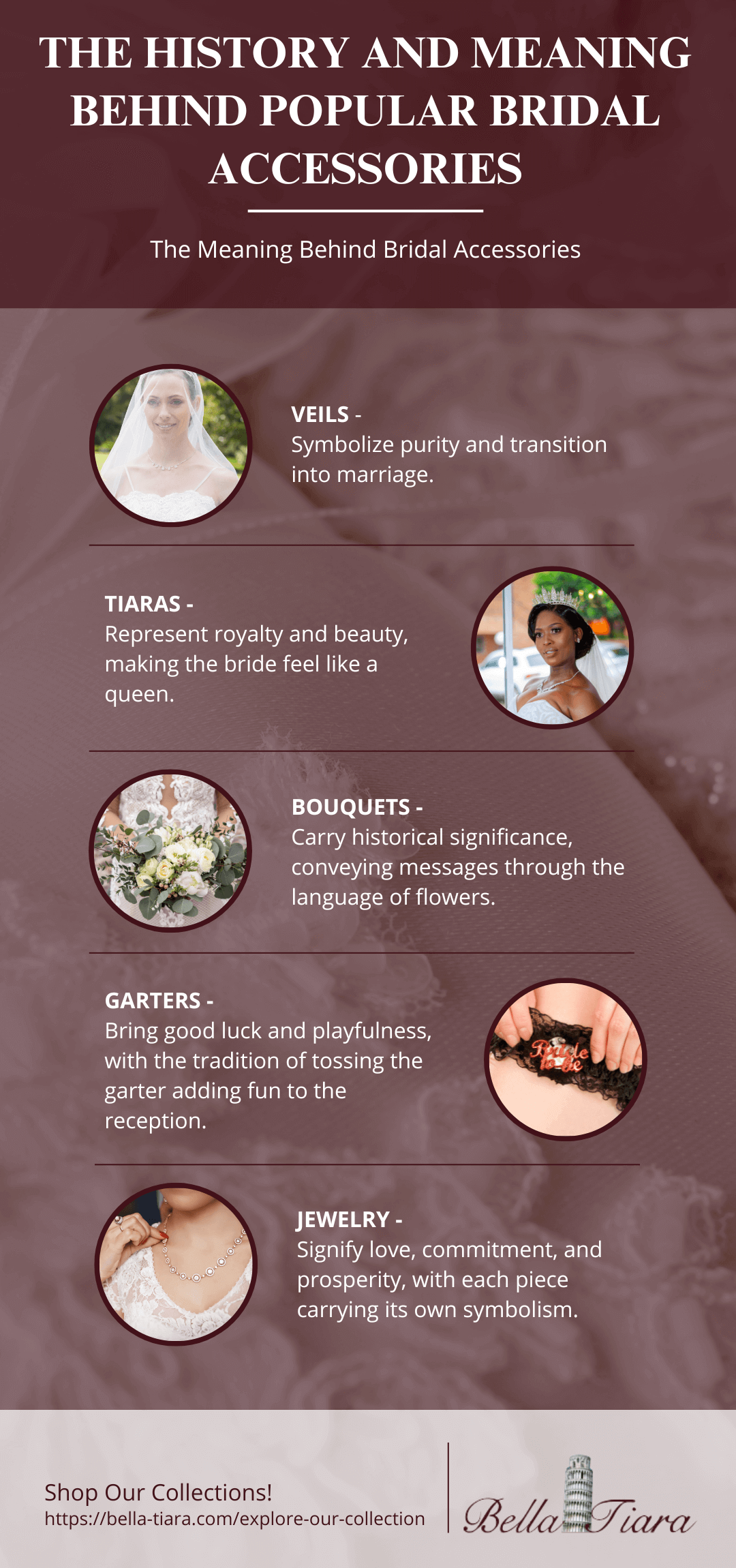 Infographic - The History and Meaning Behind Popular Bridal Accessories