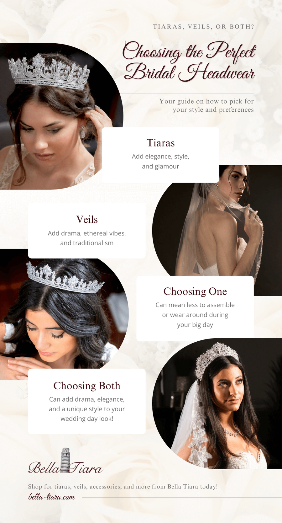 M35592 - Infographic - Tiaras, Veils, or Both Choosing the Perfect Bridal Headwear (1).png