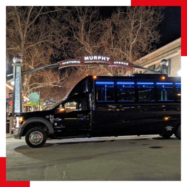 party bus on Murphy Avenue party bus on Murphy Avenue