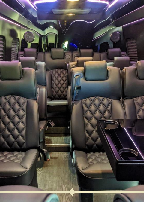 inside of party bus