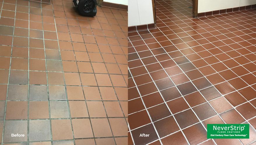 commercial kitchen quarry tile floor 