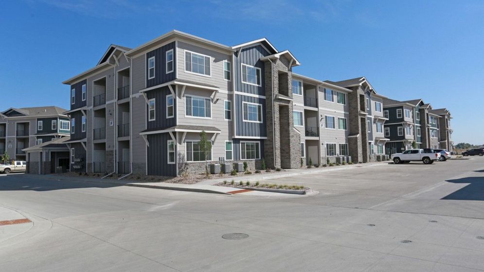 outside of Fossil Ridge Apartments outside of Fossil Ridge Apartments