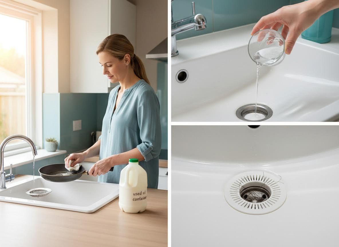 Preventing Clogged Drains in Kitchen and Bathroom