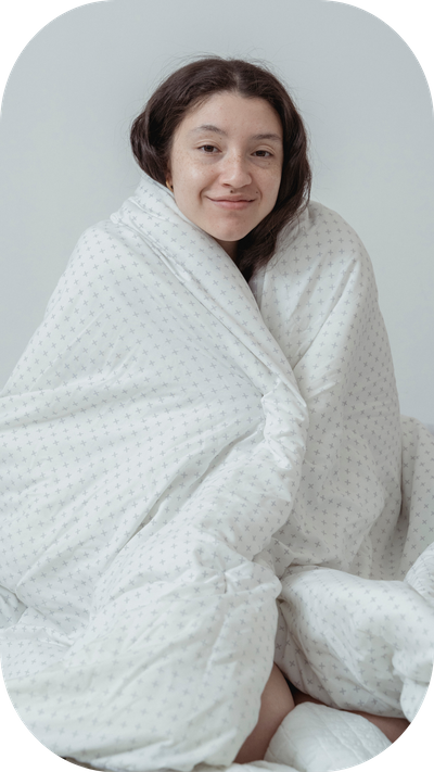 Cozy under blankets Cozy under blankets