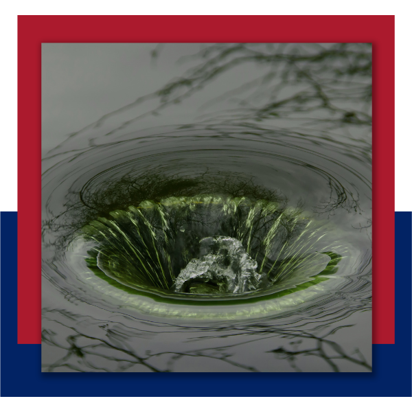 water going into drain