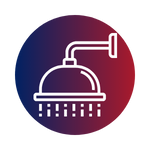 Shower and bath icon