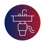 Garbage disposal icon
