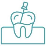 a tooth being filled in icon