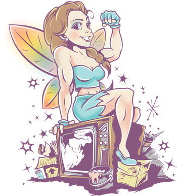 dump fairy illustration
