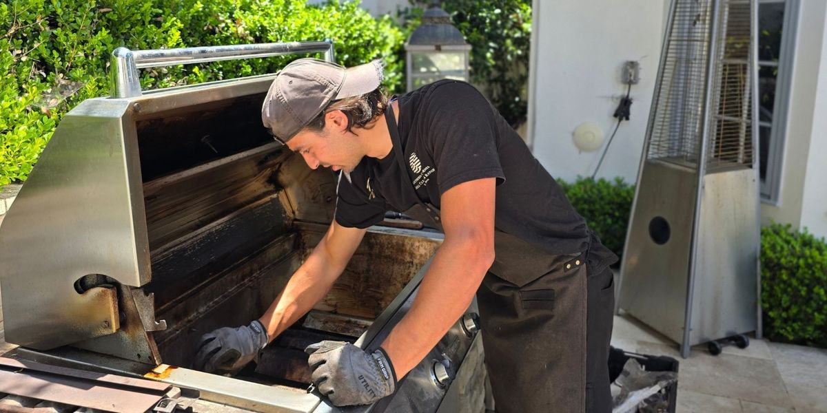 professional repairing grill
