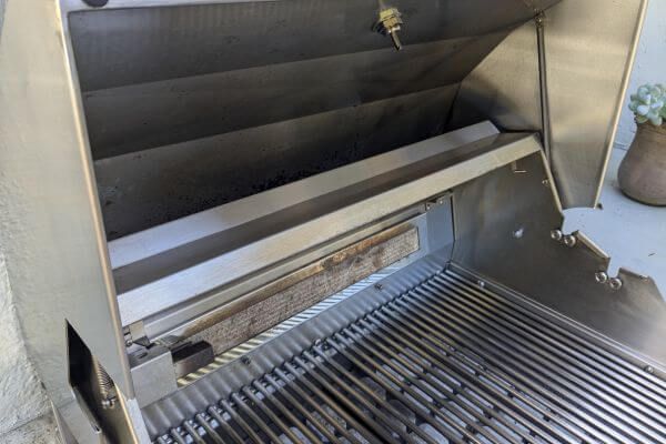professionally cleaned grill
