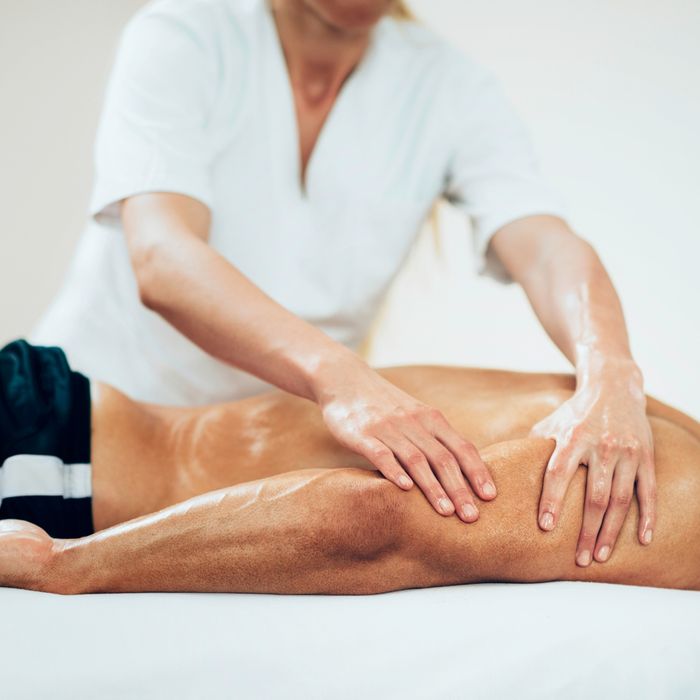 man receiving massage