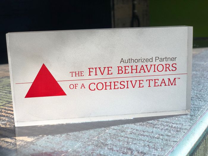  The five behaviors of a cohesive team