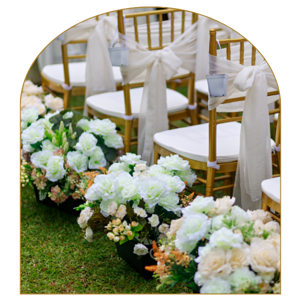 image of an outdoor wedding
