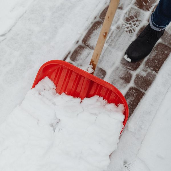 Shoveling snow