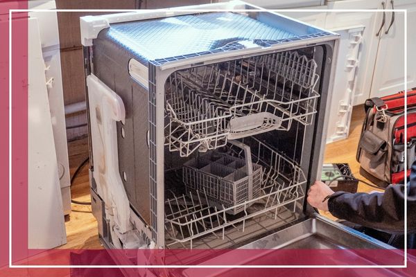 Dishwasher Being Repaired Dishwasher Being Repaired