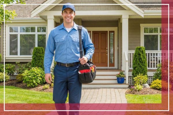 friendly fridge repair technician