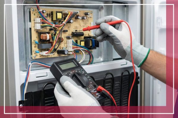 checking fridge electronics