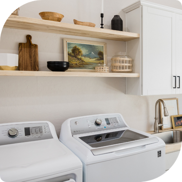 Laundry machines. Laundry machines.