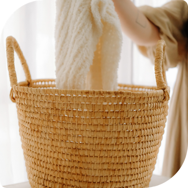Laundry basket. Laundry basket.