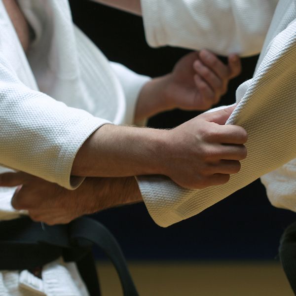 Image of martial artists practicing