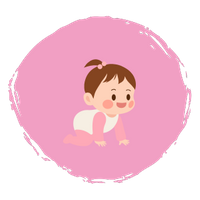 toddler care icon. 