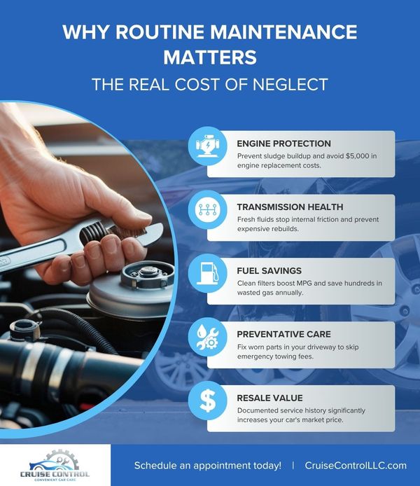 The Real Cost of Neglect: Why Routine Maintenance Matters infographic The Real Cost of Neglect Why Routine Maintenance Matters infographic