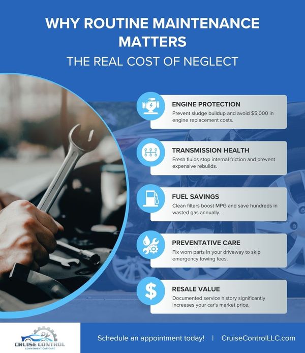 The Real Cost of Neglect Why Routine Maintenance Matters infographic
