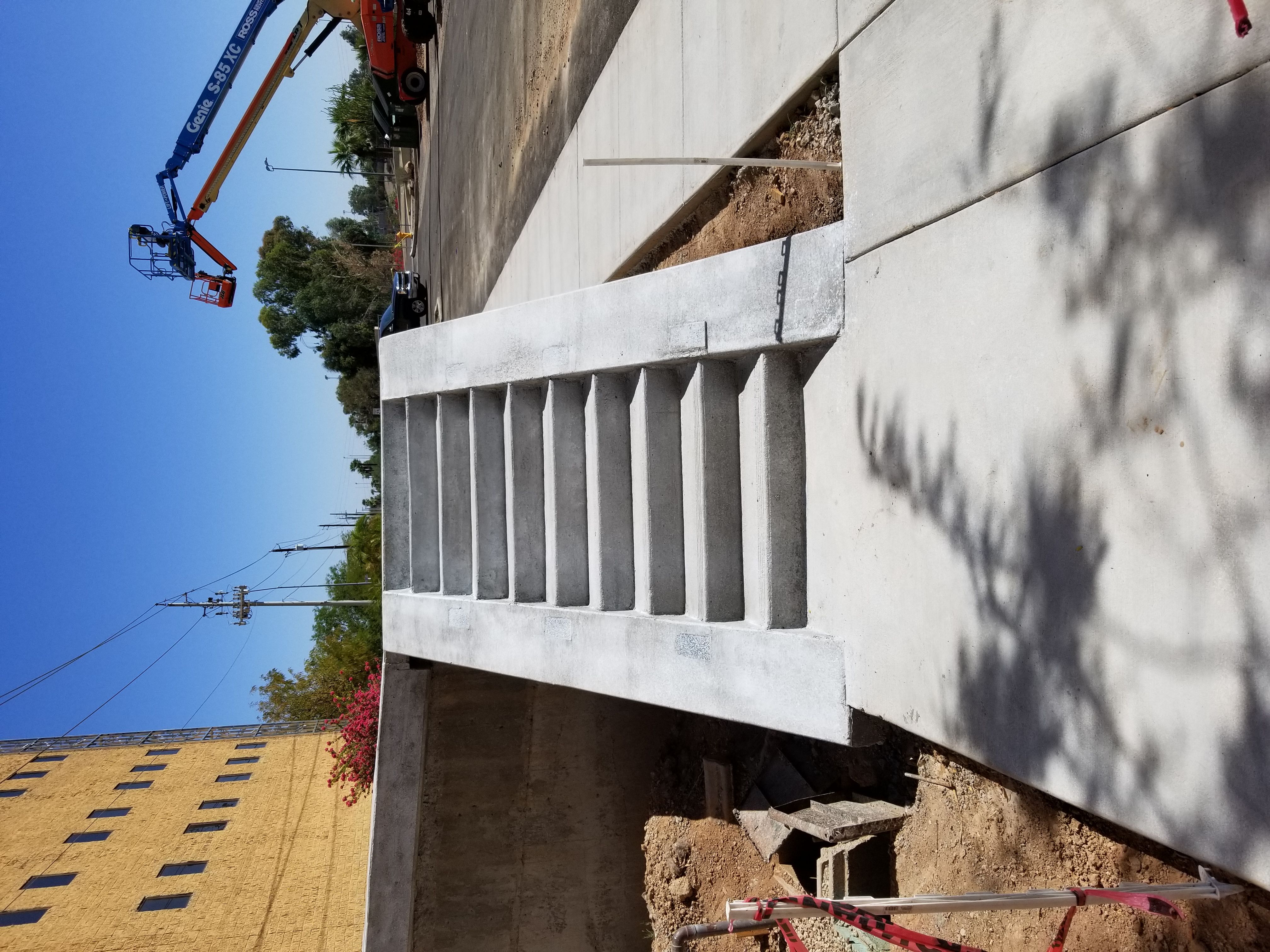 new concrete project