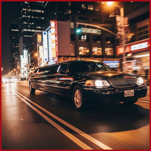 A limo driving through the city at night. blog 3.jpg