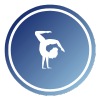 child gymnast icon