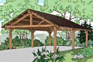 an artistic mockup of a pergola outdoors